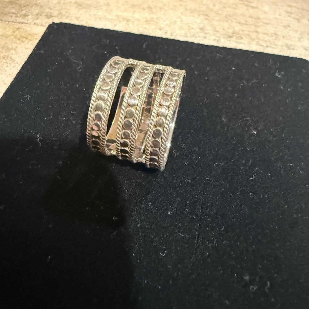 Anna Beck 925 Silver Band Ring Size 8.5